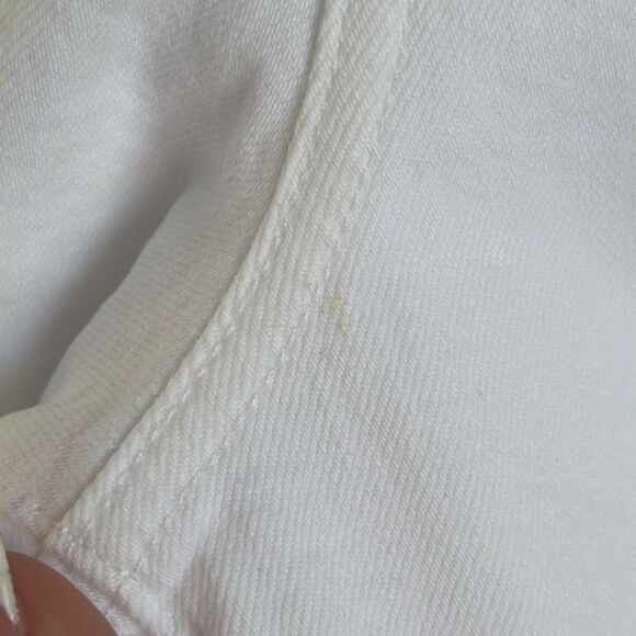 J Crew Slim Wide Jeans Womens Size 26 Petite White‎ - Picture 11 of 14